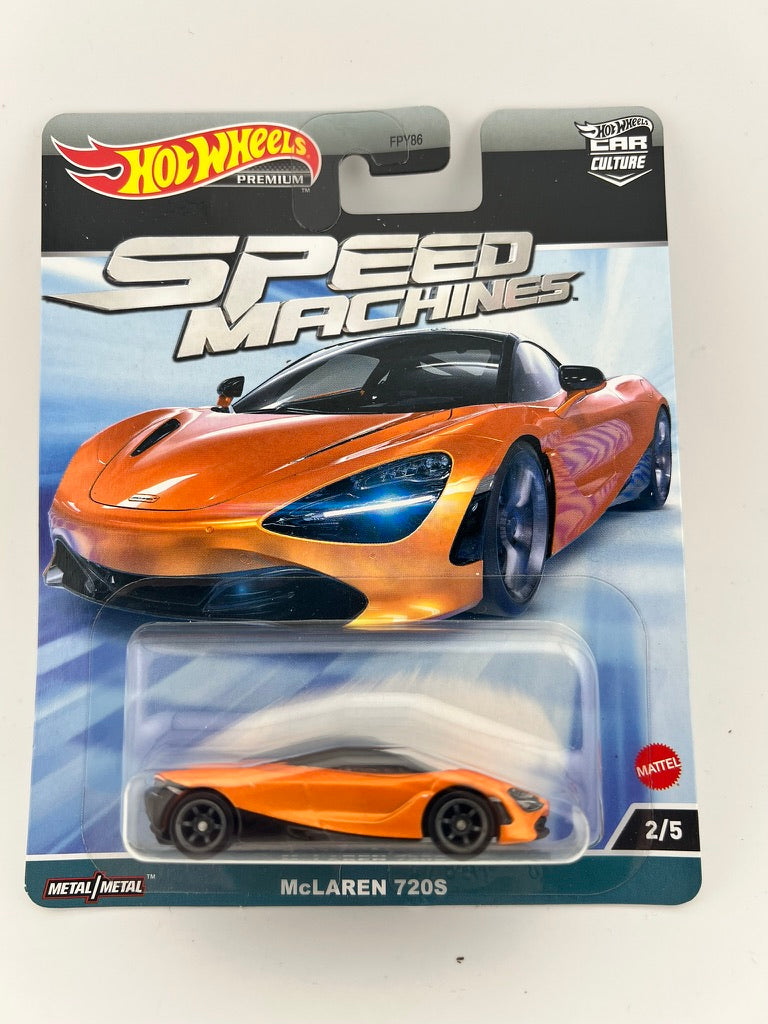 Hot Wheels Car Culture Speed Machines McLaren 720S Fishwheels