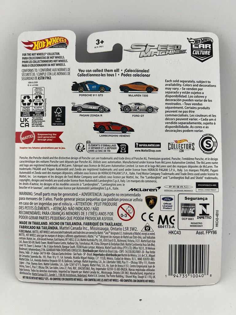 Hot Wheels Car Culture Speed Machines McLaren 720S Fishwheels