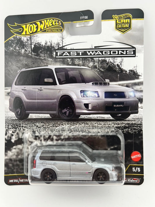 Hot Wheels Car Culture – Subaru Forester STI (Fast Wagons) Fishwheels
