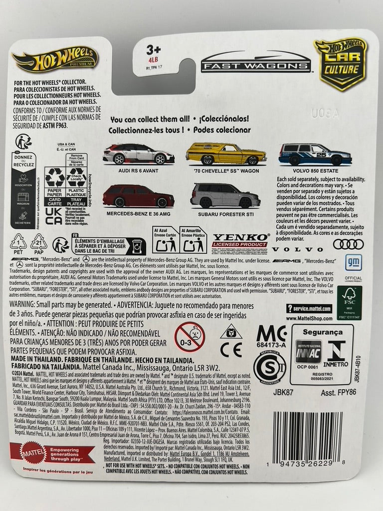 Hot Wheels Car Culture – Subaru Forester STI (Fast Wagons) Fishwheels