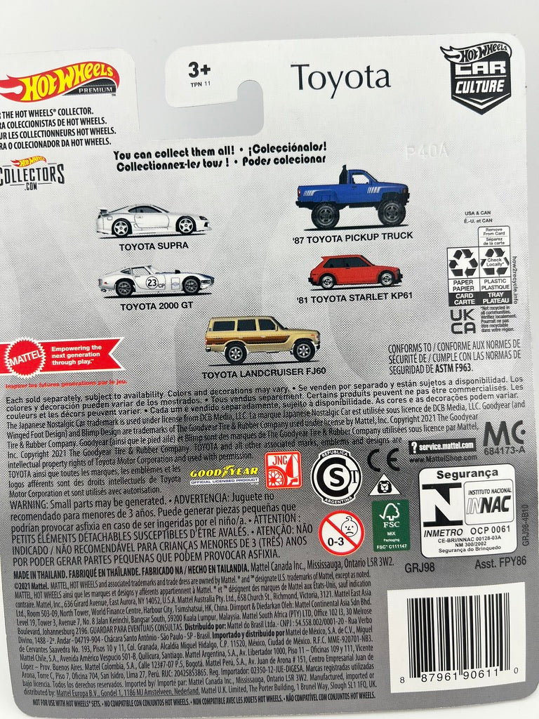 Hot Wheels Car Culture Toyota 2000GT Fishwheels