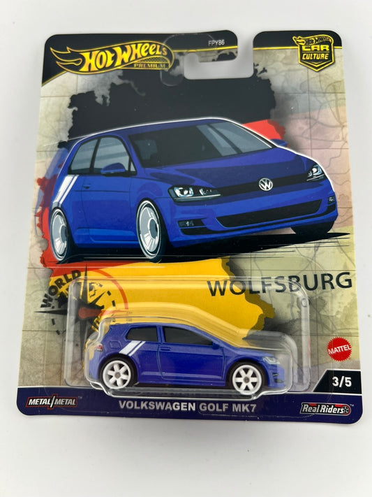 Hot Wheels Car Culture – Volkswagen Golf MK7 (Wolfsburg) Fishwheels