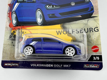 Hot Wheels Car Culture – Volkswagen Golf MK7 (Wolfsburg) Fishwheels