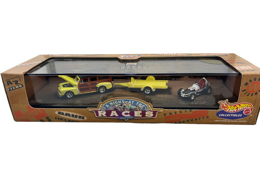 Hot Wheels Collectibles "A Night at the Races" Car Set Fishwheels