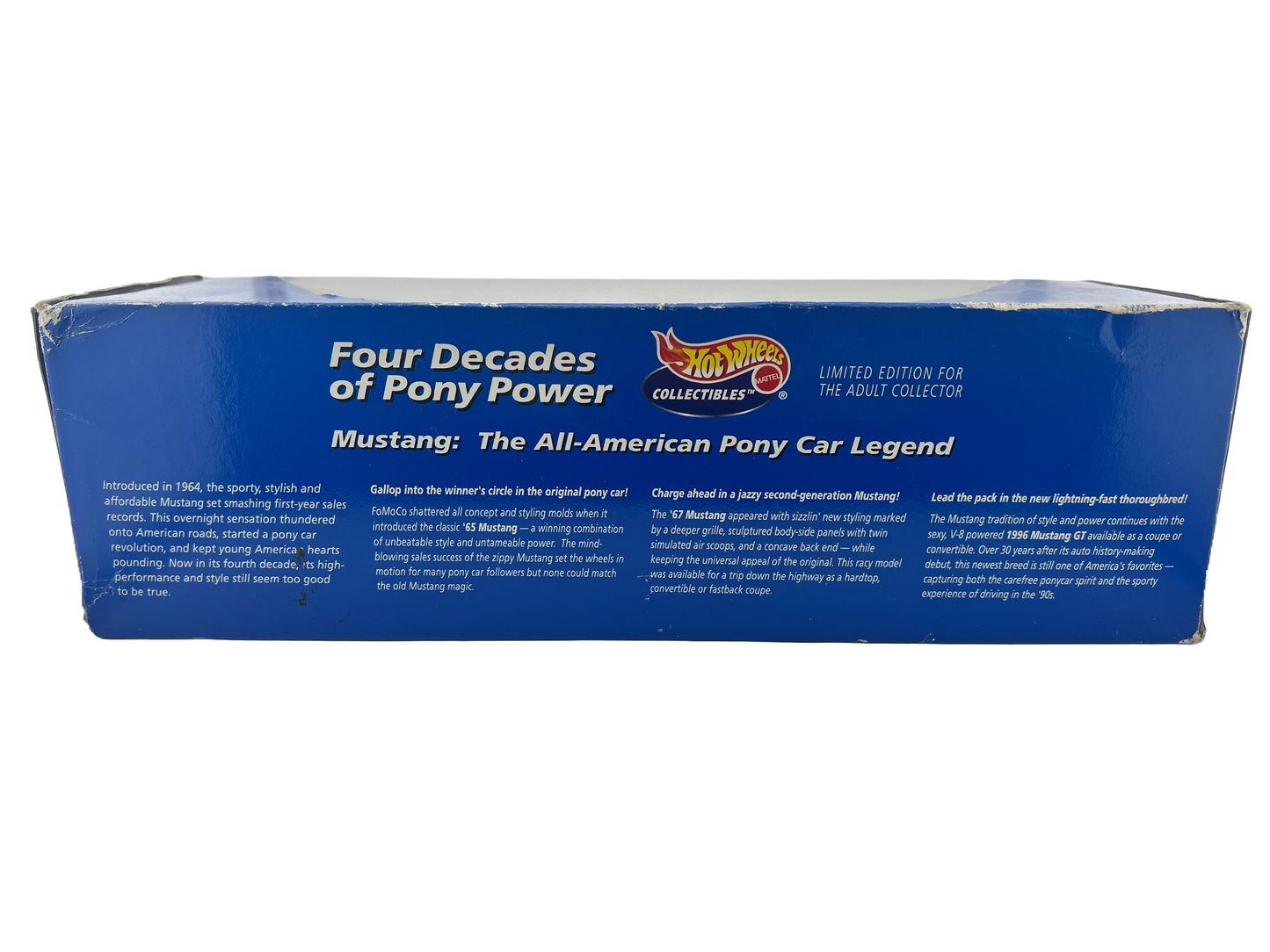 Hot Wheels Collectibles Limited Edition Four Decades Of Pony Power Car Set 1965-1997 Fishwheels