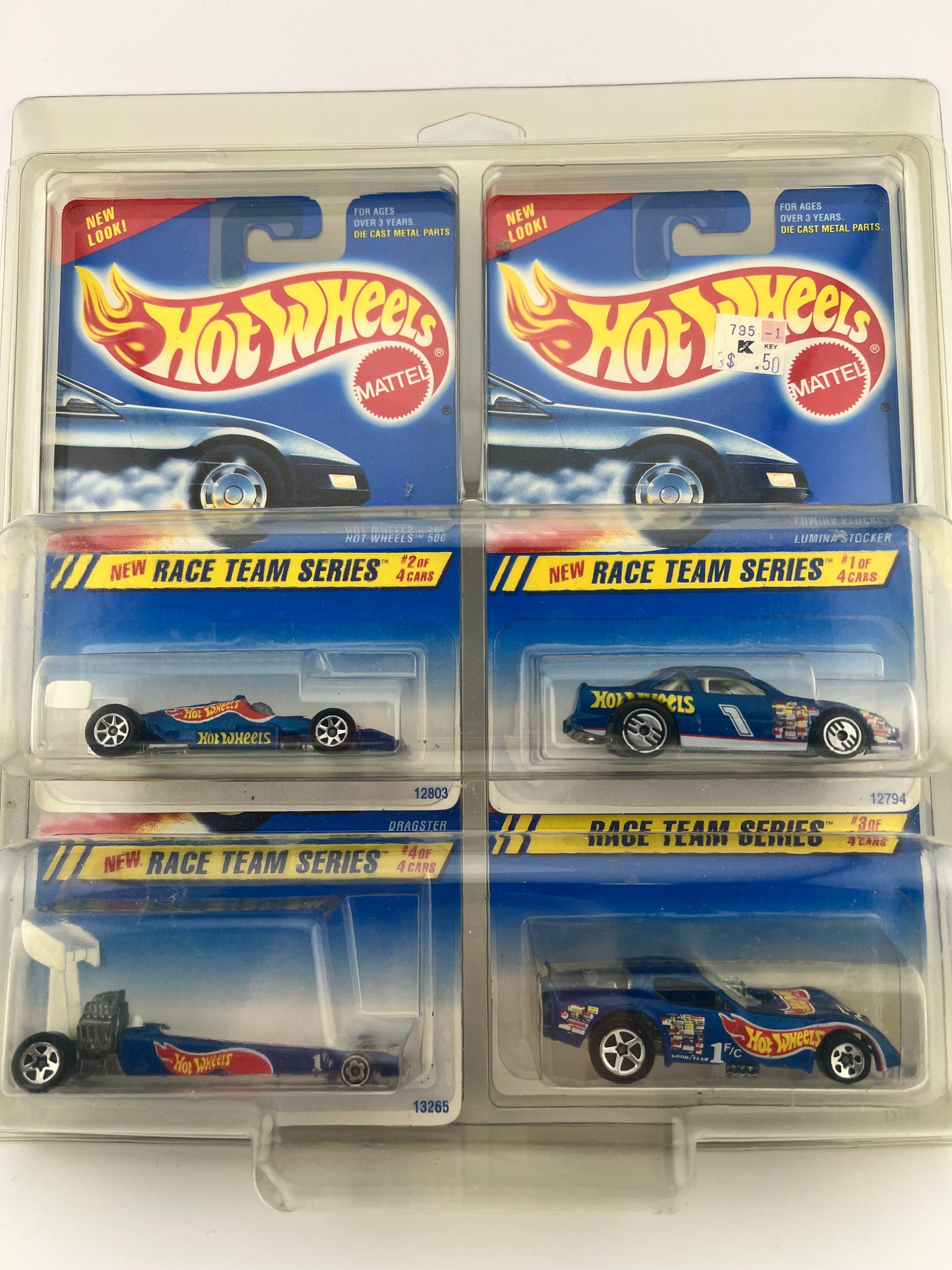 Hot Wheels Complete 4-Car Race Team Series 1994 Fishwheels