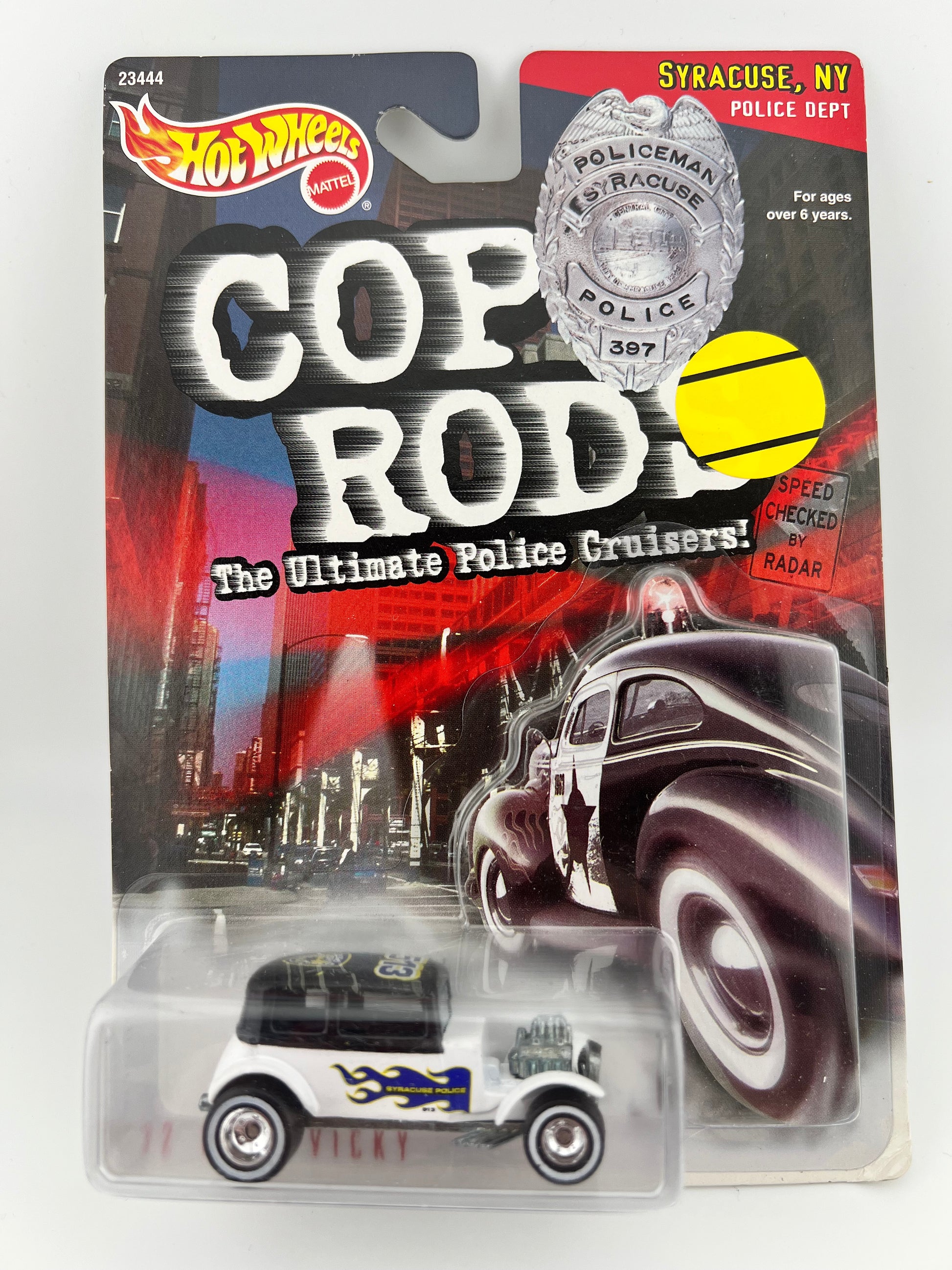 Hot Wheels Cop Rods '32 Ford Syracuse 1999 1:64 Scale Fishwheels