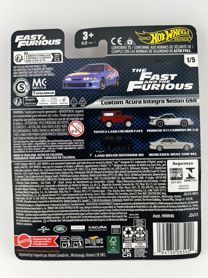 Hot Wheels Custom Acura Integra Sedan GSR – Fast & Furious Fishwheels