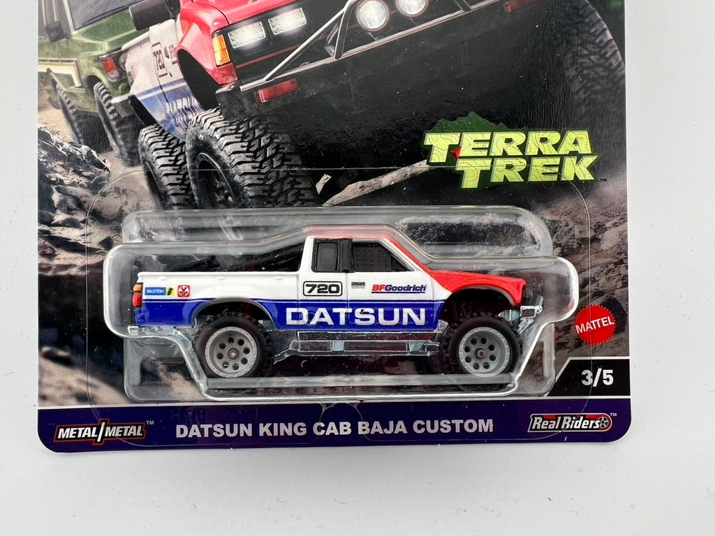 Hot Wheels Datsun King Cab Baja Custom – Terra Trek (Car Culture Series) Fishwheels