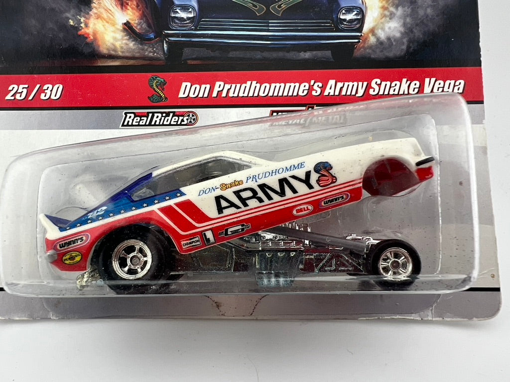 Hot Wheels Drag Strip Demons – Don Prudhomme's Army Snake Vega Fishwheels