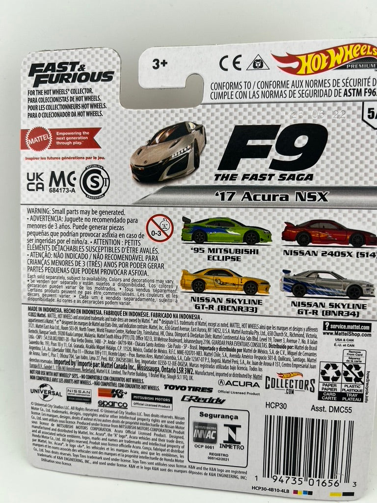 Hot Wheels Fast & Furious – ’17 Acura NSX Fishwheels