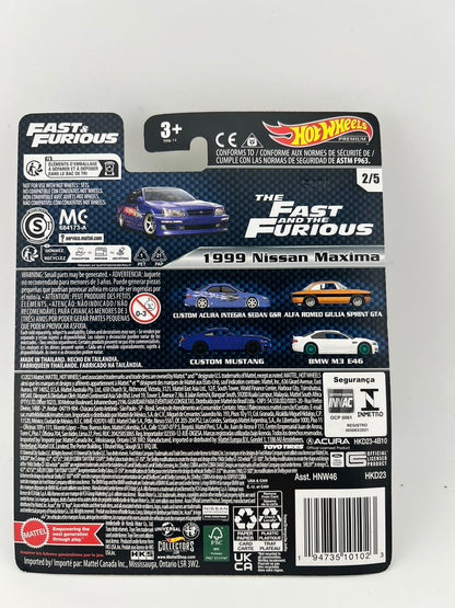 Hot Wheels Fast & Furious – 1999 Nissan Maxima Fishwheels