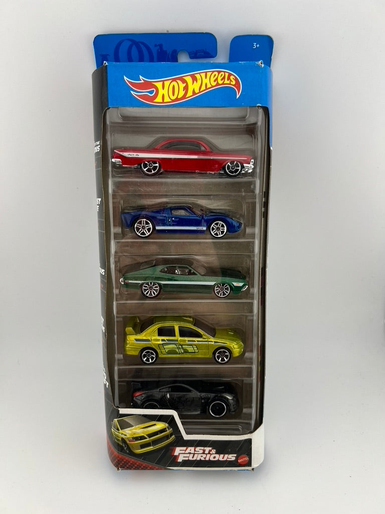 Hot Wheels Fast & Furious 5-Car Gift Pack (QTN40) Fishwheels
