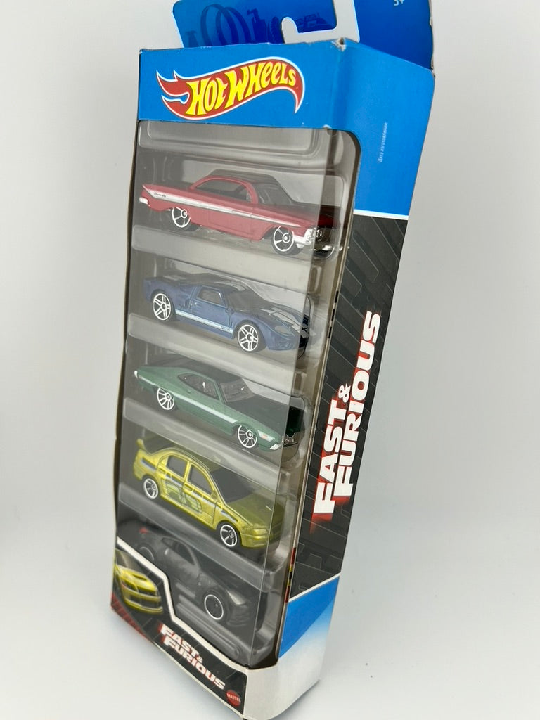 Hot Wheels Fast & Furious 5-Car Gift Pack (QTN40) Fishwheels