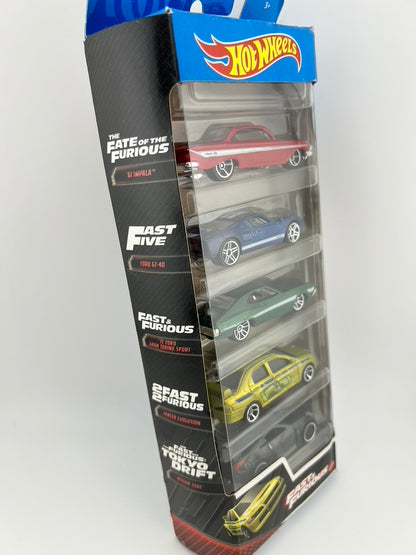 Hot Wheels Fast & Furious 5-Car Gift Pack (QTN40) Fishwheels