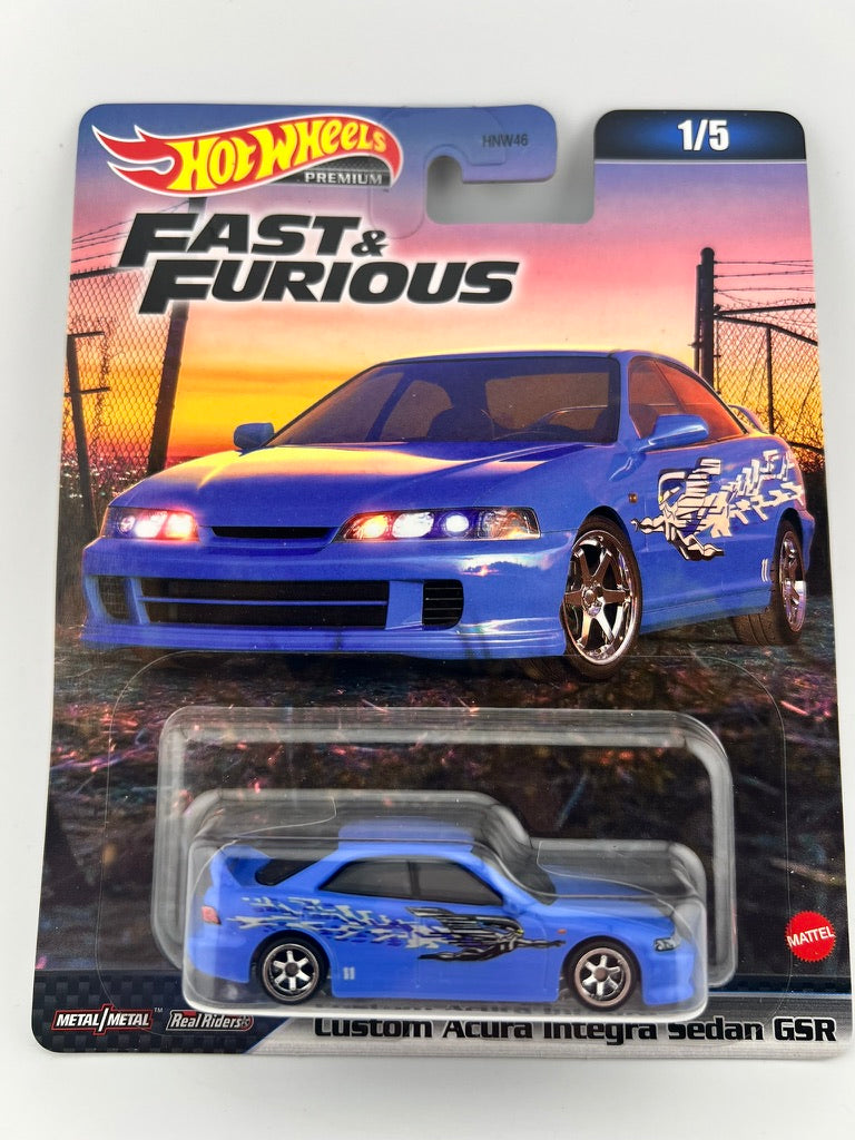 Hot Wheels Fast & Furious – Custom Acura Integra Sedan GSR Fishwheels