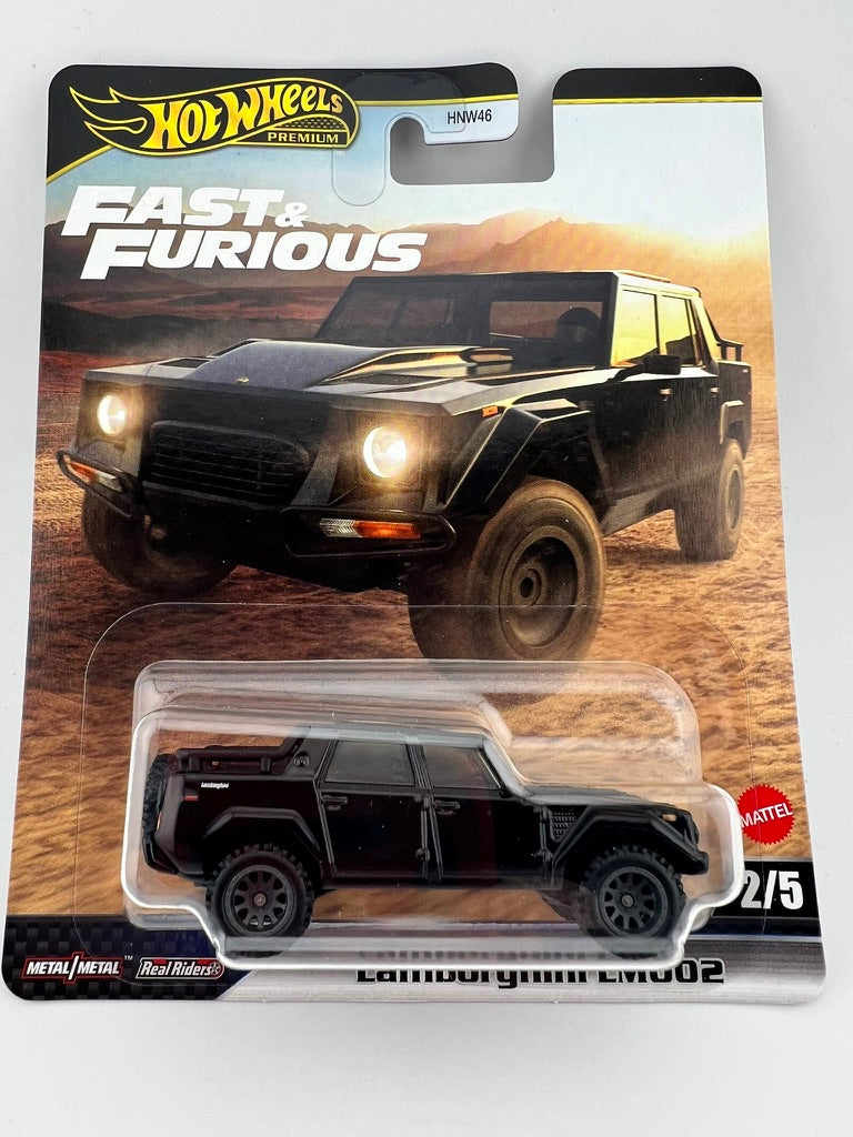 Hot Wheels Fast Furious Premium Set – 5-Car Case L Complete Collection Fishwheels