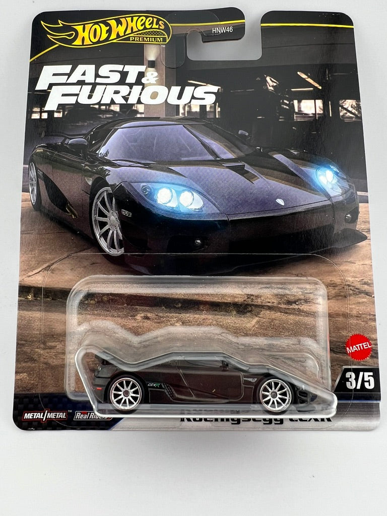 Hot Wheels Fast Furious Premium Set – 5-Car Case L Complete Collection Fishwheels