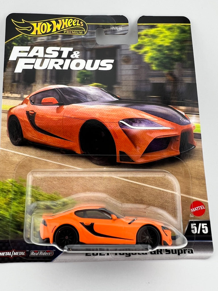 Hot Wheels Fast Furious Premium Set – 5-Car Case L Complete Collection Fishwheels