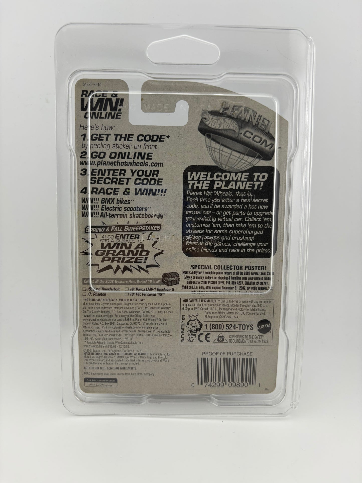 Hot Wheels Ford Thunderbolt – 2002 Treasure Hunt Series
