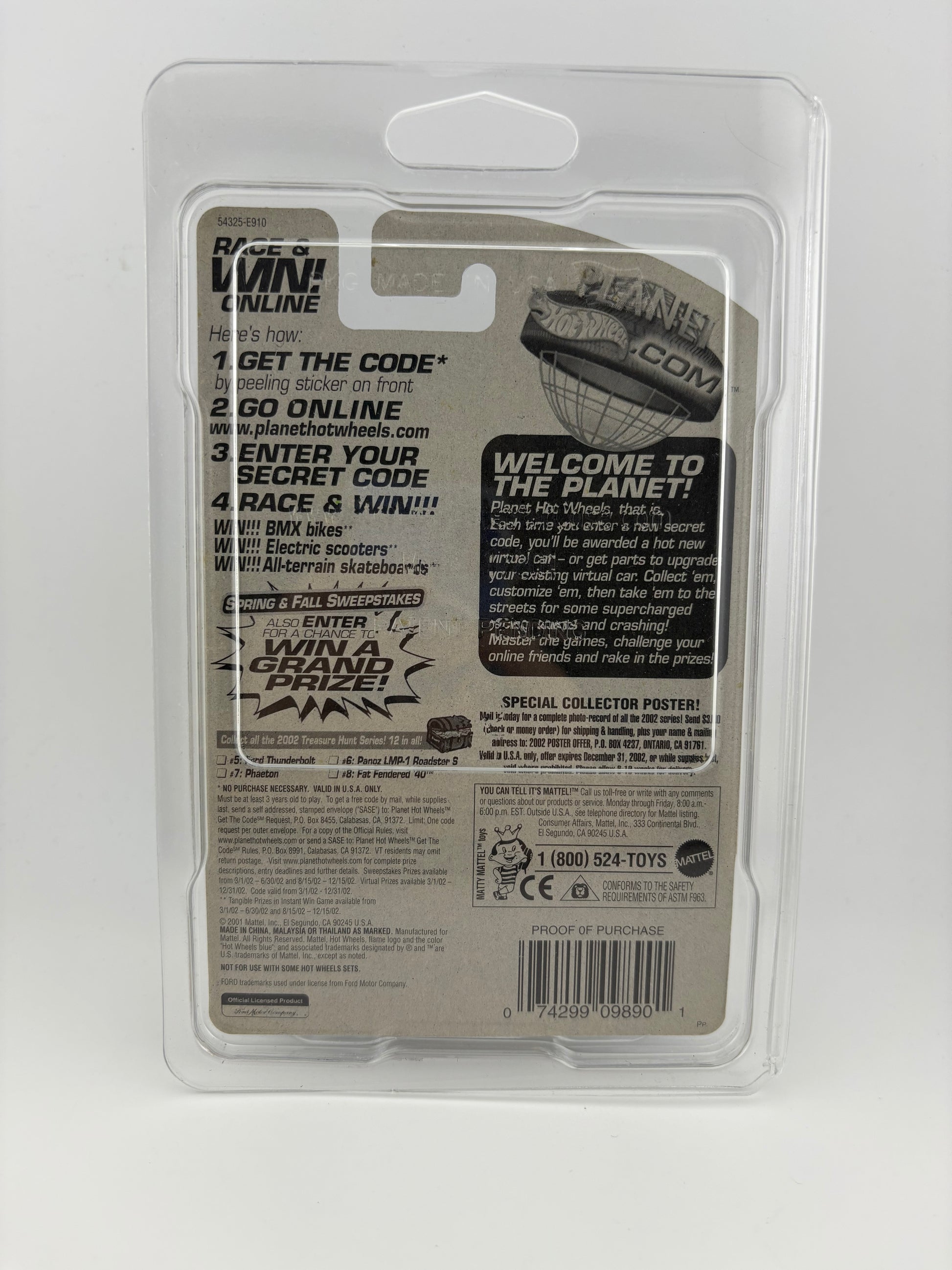 Hot Wheels Ford Thunderbolt – 2002 Treasure Hunt Series