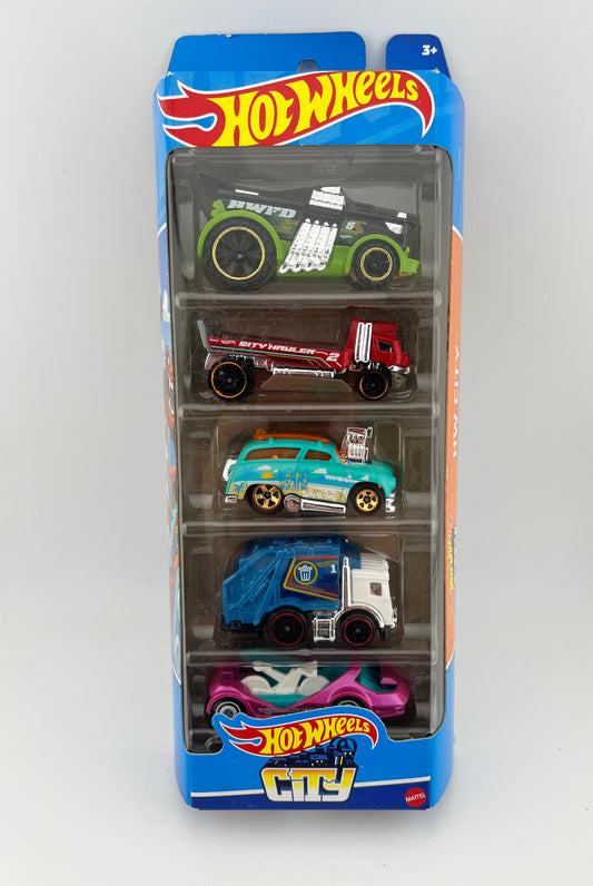 Hot Wheels HW City 5-Car Gift Pack Fishwheels