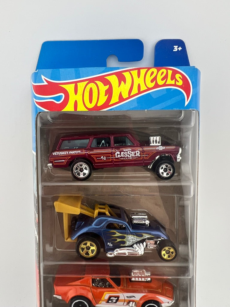 Hot Wheels HW Exposed Engines 5-Car Pack (HFV90) Fishwheels