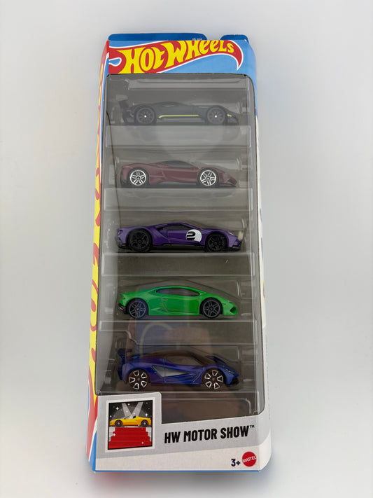 Hot Wheels – HW Motor Show 5-Car Pack(2025 Release)