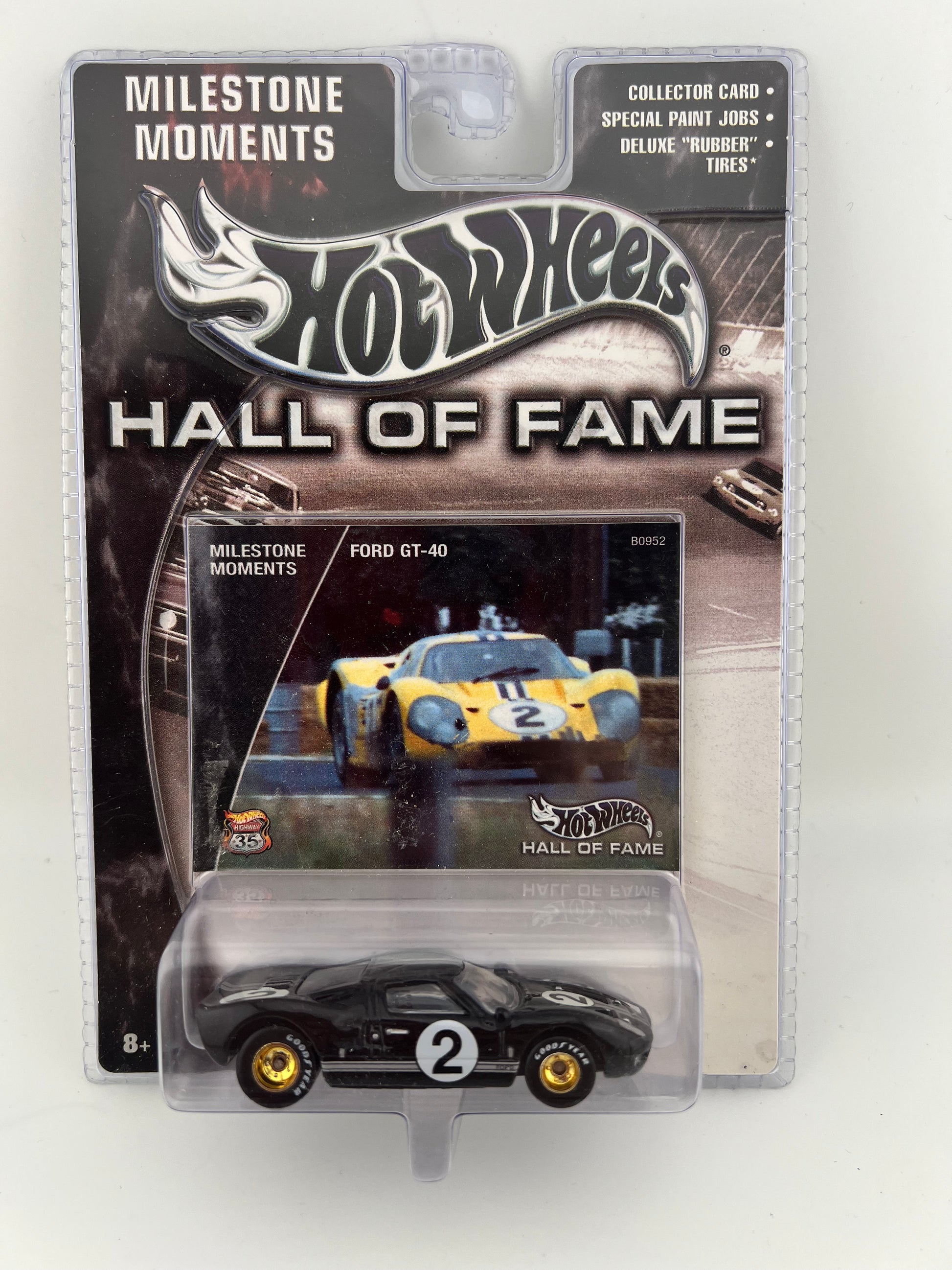 Hot Wheels Hall of Fame Milestone Moments Ford GT-40 2002 1:64 Scale