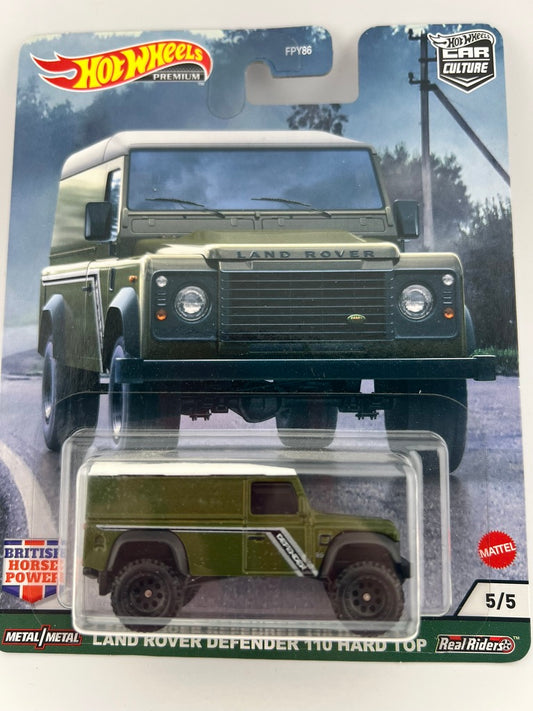 Hot Wheels Land Rover Defender 110 Hard Top – Car Culture: British Horse Power Fishwheels
