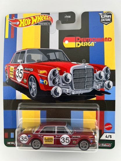 Hot Wheels Mercedes-Benz 300 SEL 6.8 AMG – Deutschland Design (Car Culture Series) Fishwheels