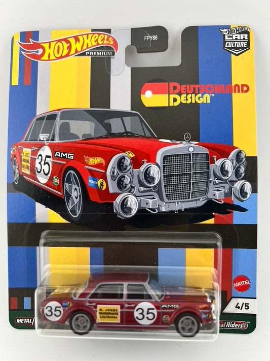 Hot Wheels Mercedes-Benz 300 SEL 6.8 AMG – Deutschland Design (Car Culture Series) Fishwheels
