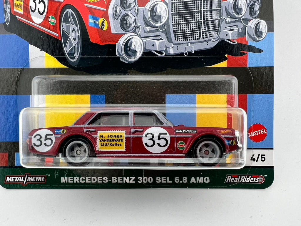 Hot Wheels Mercedes-Benz 300 SEL 6.8 AMG – Deutschland Design (Car Culture Series) Fishwheels