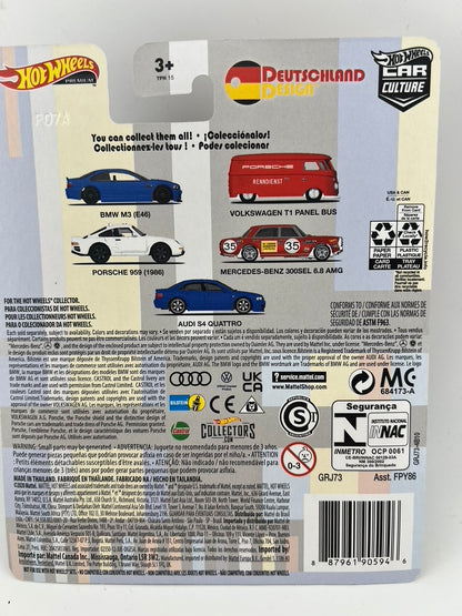 Hot Wheels Mercedes-Benz 300 SEL 6.8 AMG – Deutschland Design (Car Culture Series) Fishwheels