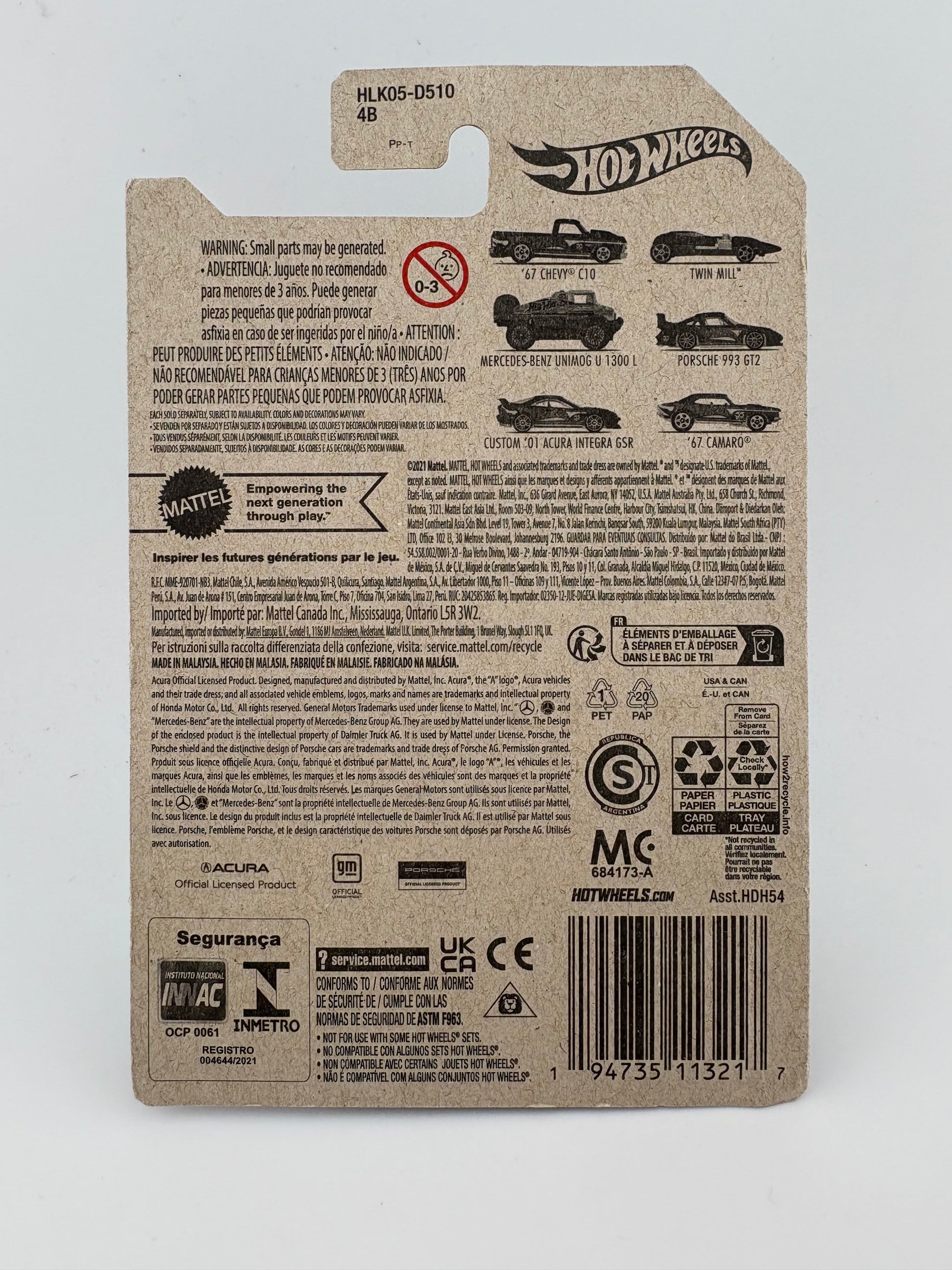 Hot Wheels Mercedes-Benz Unimog U 1300 L – 55th Anniversary Edition (3/6)