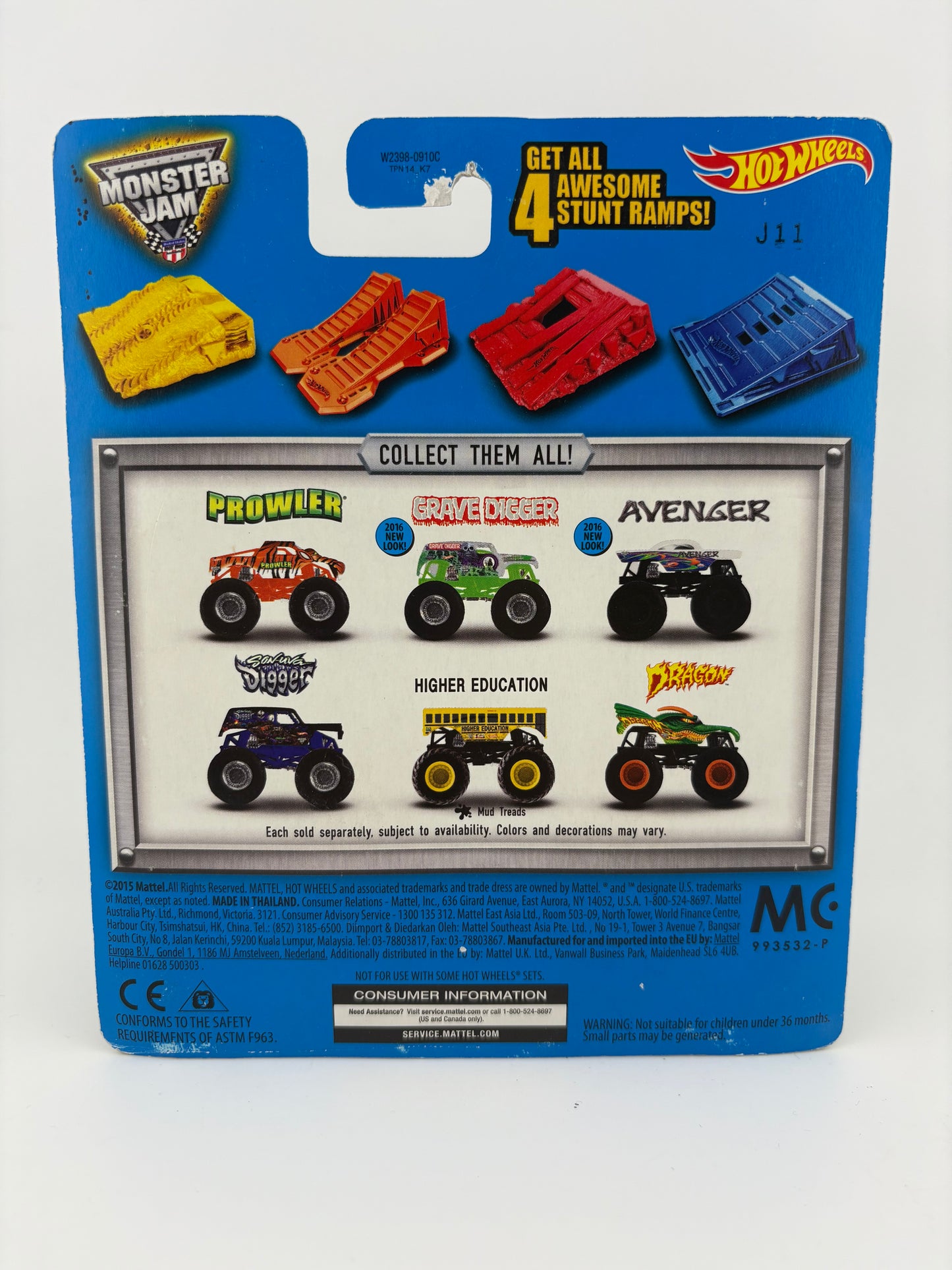 Hot Wheels Monster Jam – Grave Digger (2015 Release)