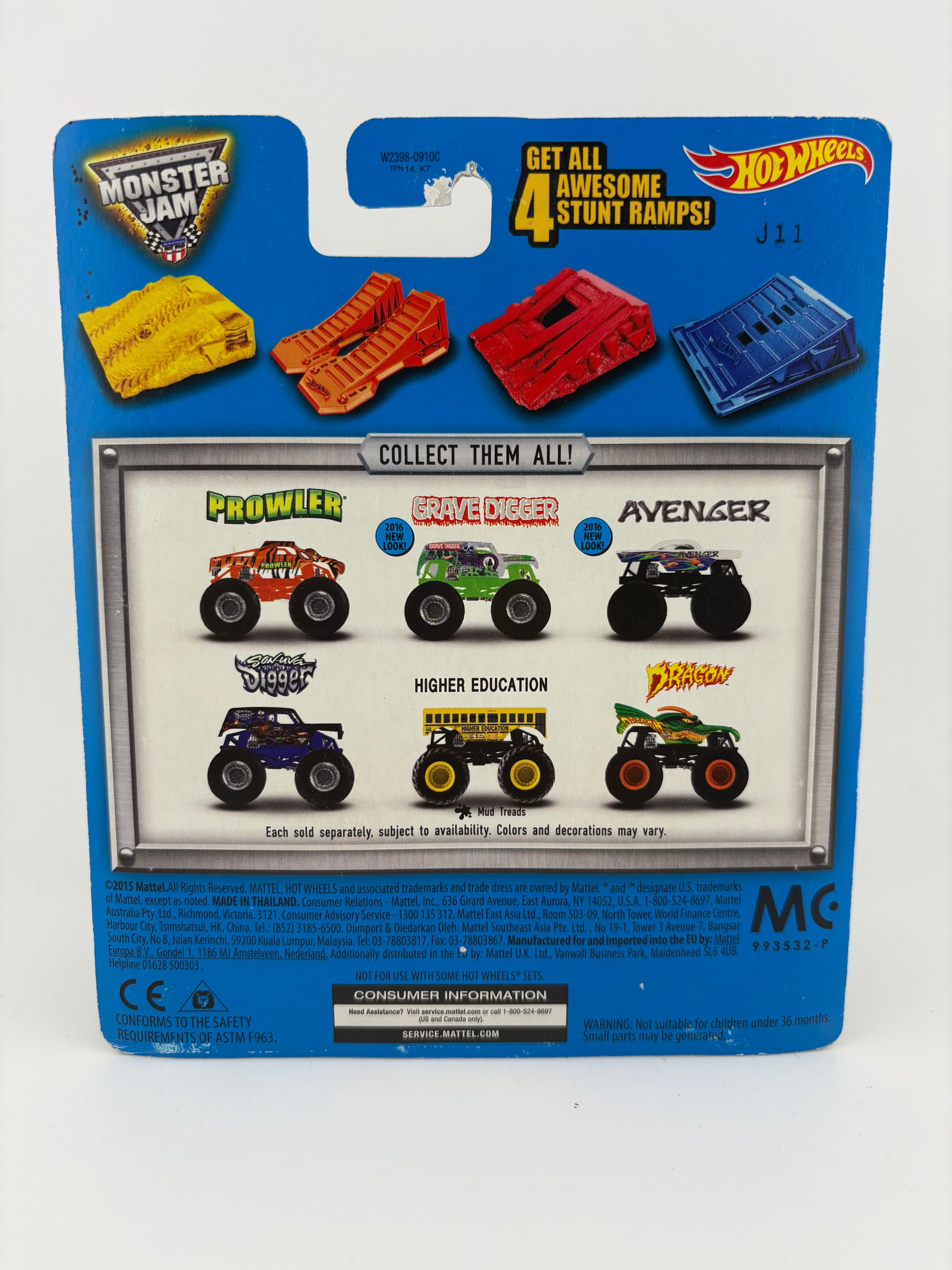 Hot Wheels Monster Jam – Grave Digger (2015 Release)