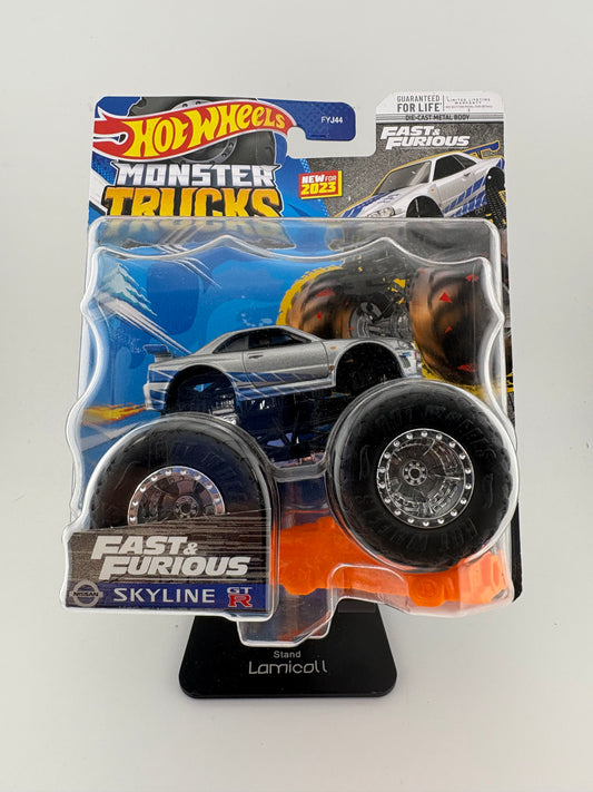 Hot Wheels Monster Trucks - Fast & Furious Nissan Skyline GT-R (R34)