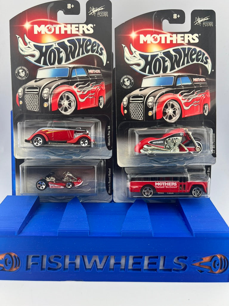 Hot Wheels Mothers Series 12 – Complete 4-Car Set Fishwheels