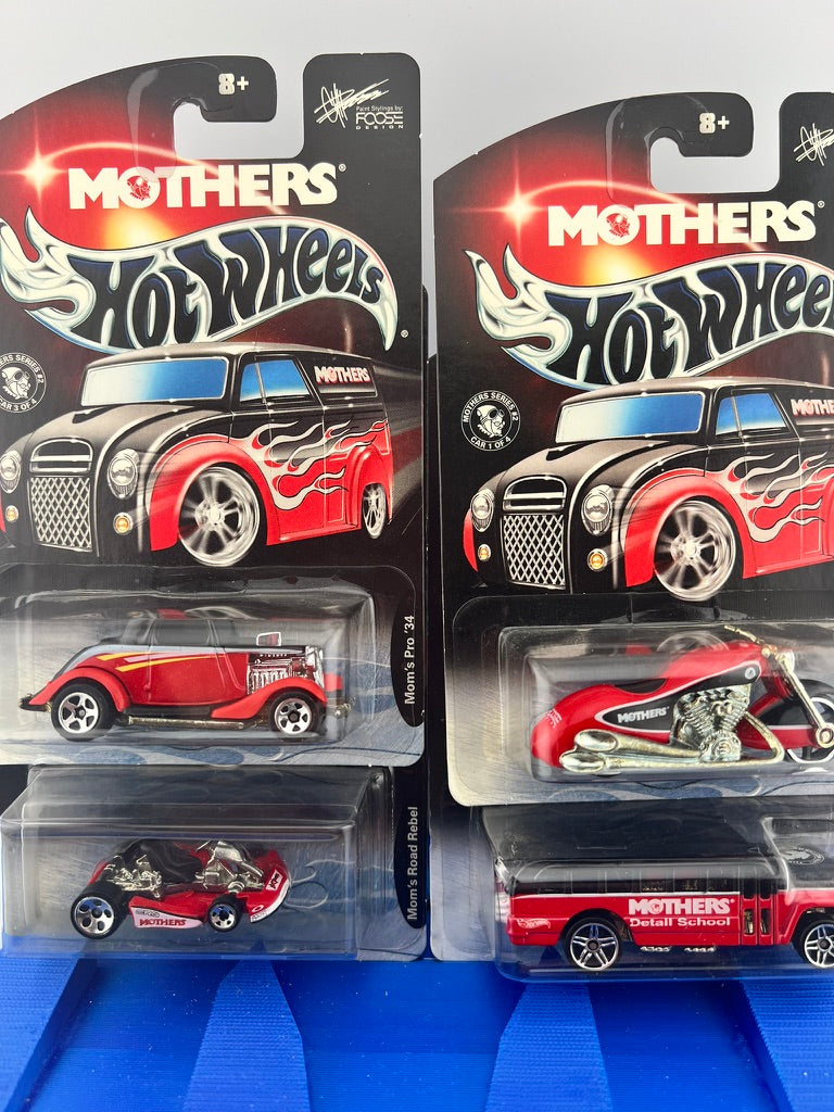 Hot Wheels Mothers Series 12 – Complete 4-Car Set Fishwheels