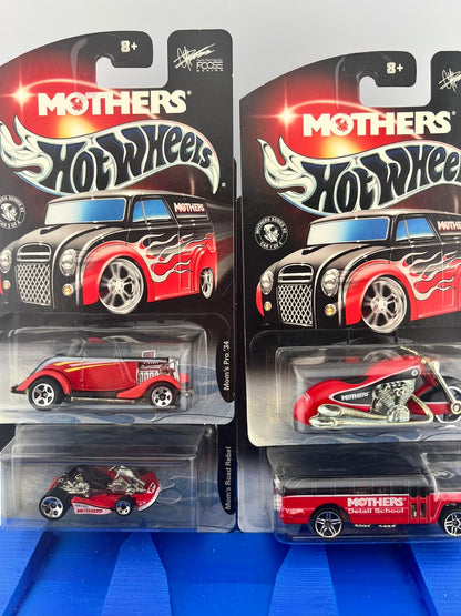 Hot Wheels Mothers Series 12 – Complete 4-Car Set Fishwheels