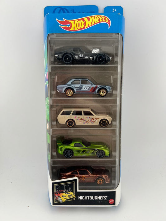 Hot Wheels Nightburnerz 5-Car Pack (GTN47) Fishwheels