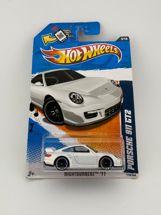 Hot Wheels Porsche 911 GT2 (Nightburnerz™ ’11) (Damaged Card)