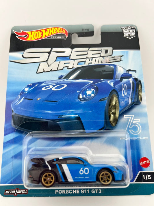Hot Wheels Porsche 911 GT3 Speed Machines Fishwheels