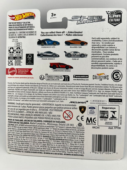 Hot Wheels Porsche 911 GT3 Speed Machines Fishwheels