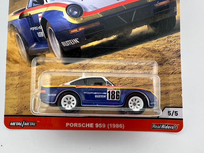 Hot Wheels Porsche 959 (1986) – Car Culture: Wild Terrain Fishwheels