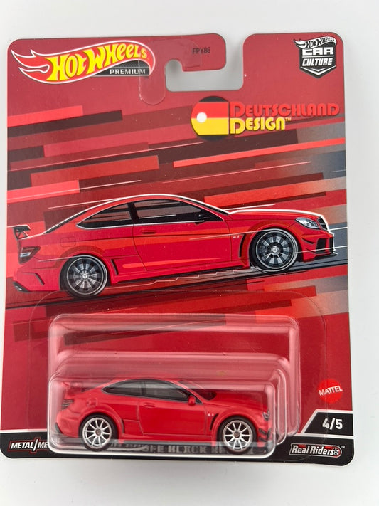 Hot Wheels Premium '12 Mercedes-Benz C63 AMG Coupe Black Series Fishwheels