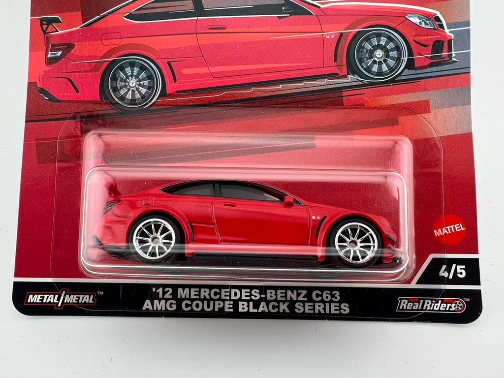 Hot Wheels Premium '12 Mercedes-Benz C63 AMG Coupe Black Series Fishwheels