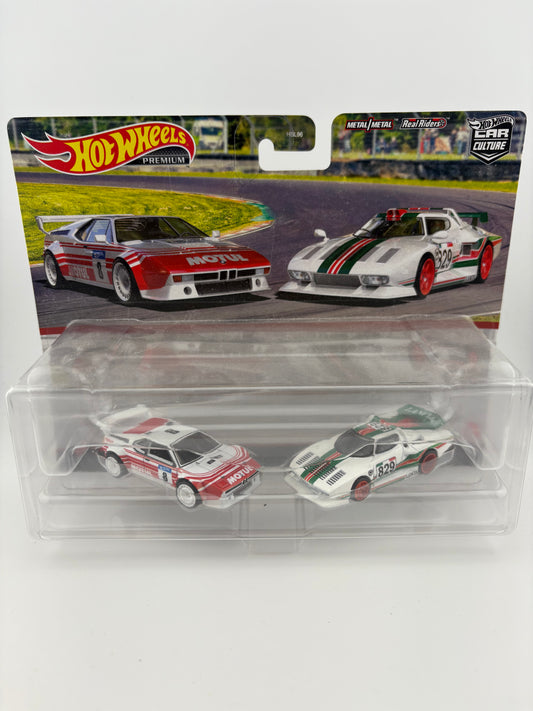 Hot Wheels Premium 2-Pack – BMW M1 Procar & Lancia Stratos Group 5 | Car Culture

