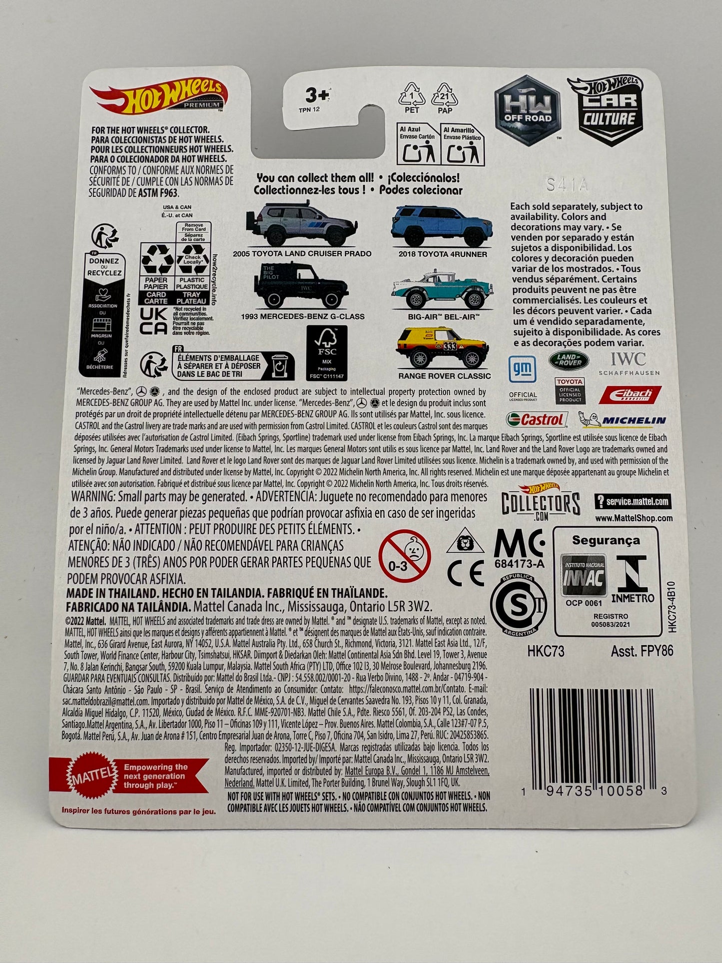 Hot Wheels Premium – 2018 Toyota 4Runner